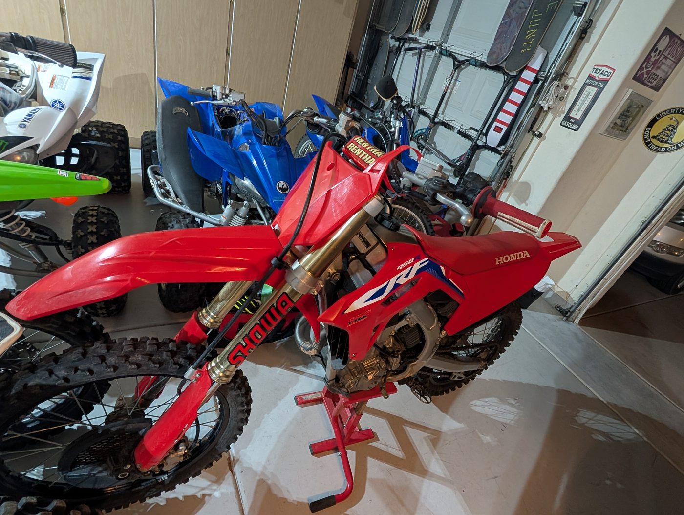 Dirt bike project at 224 Powersports