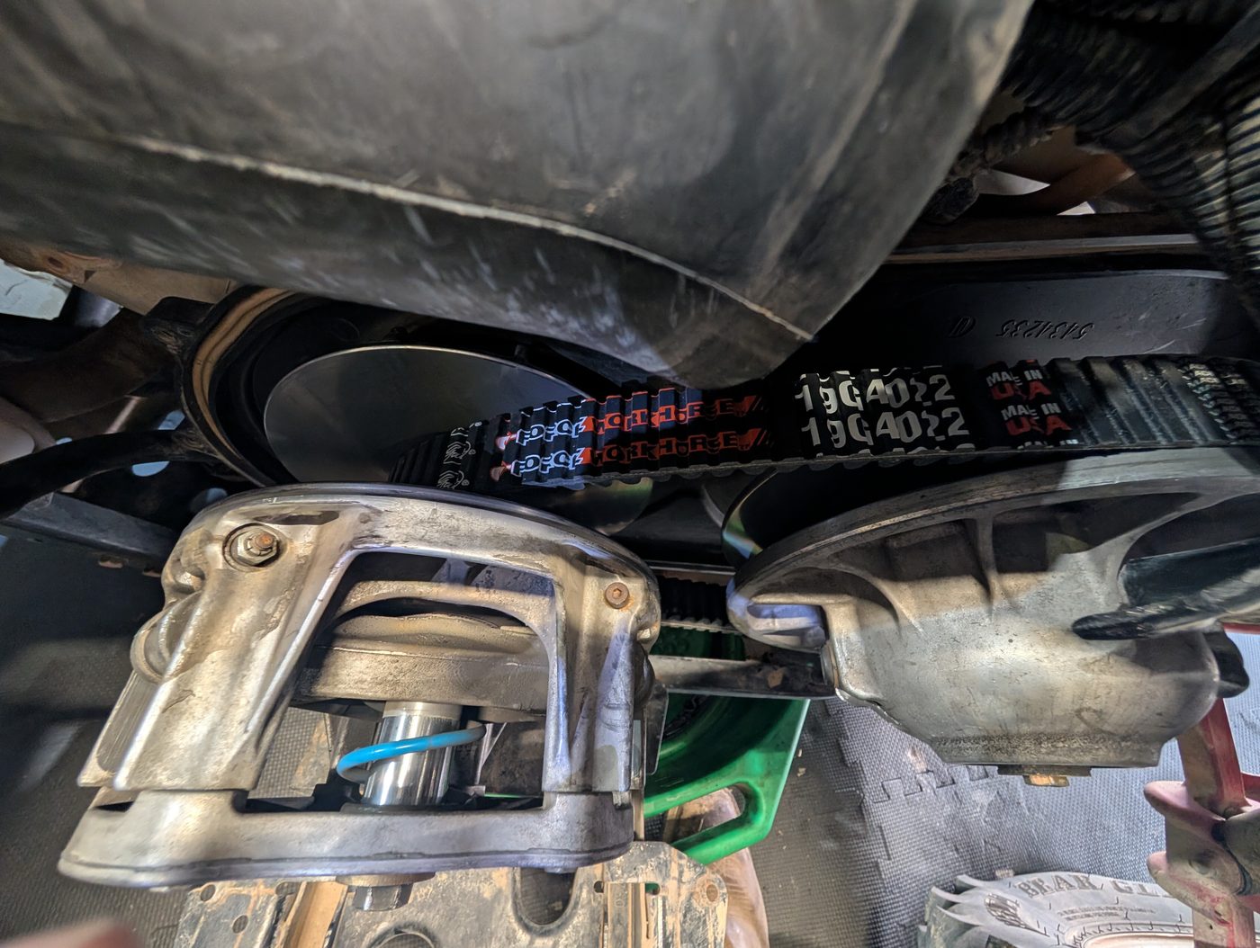 CVT service work at 224 Powersports